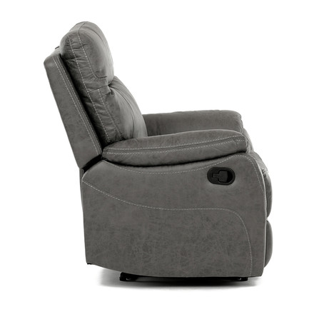 TV a relaxační křeslo Autronic s manuálním ovládáním, potah šedá látka v dekoru vintage (TV-4092 GREY3) (13)