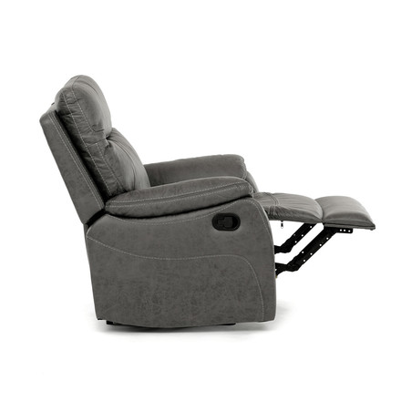 TV a relaxační křeslo Autronic s manuálním ovládáním, potah šedá látka v dekoru vintage (TV-4092 GREY3) (14)