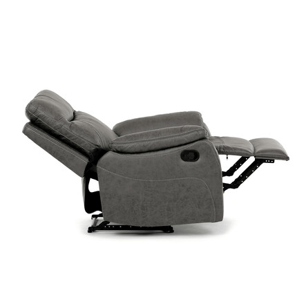 TV a relaxační křeslo Autronic s manuálním ovládáním, potah šedá látka v dekoru vintage (TV-4092 GREY3) (15)