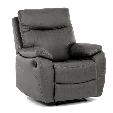 TV a relaxační křeslo Autronic s manuálním ovládáním, potah šedá látka v dekoru vintage (TV-4092 GREY3) (17)