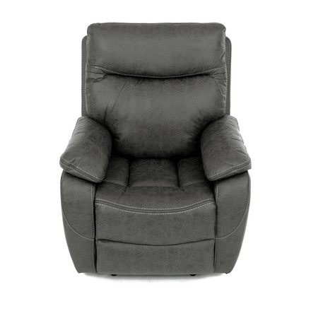 TV a relaxační křeslo Autronic s manuálním ovládáním, potah šedá látka v dekoru vintage (TV-4092 GREY3) (18)