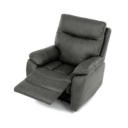 TV a relaxační křeslo Autronic s manuálním ovládáním, potah šedá látka v dekoru vintage (TV-4092 GREY3) (20)