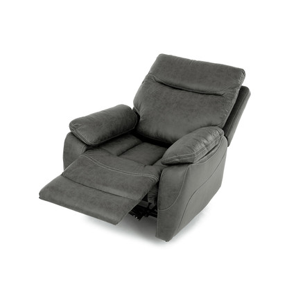 TV a relaxační křeslo Autronic s manuálním ovládáním, potah šedá látka v dekoru vintage (TV-4092 GREY3) (21)