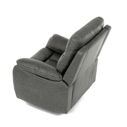 TV a relaxační křeslo Autronic s manuálním ovládáním, potah šedá látka v dekoru vintage (TV-4092 GREY3) (24)