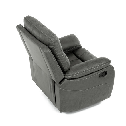 TV a relaxační křeslo Autronic s manuálním ovládáním, potah šedá látka v dekoru vintage (TV-4092 GREY3) (28)