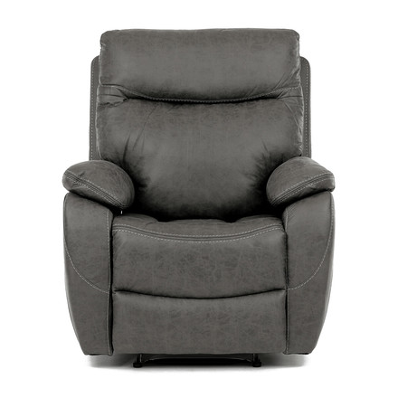 TV a relaxační křeslo Autronic s manuálním ovládáním, potah šedá látka v dekoru vintage (TV-4092 GREY3) (2)