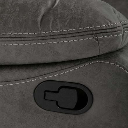 TV a relaxační křeslo Autronic s manuálním ovládáním, potah šedá látka v dekoru vintage (TV-4092 GREY3) (18)