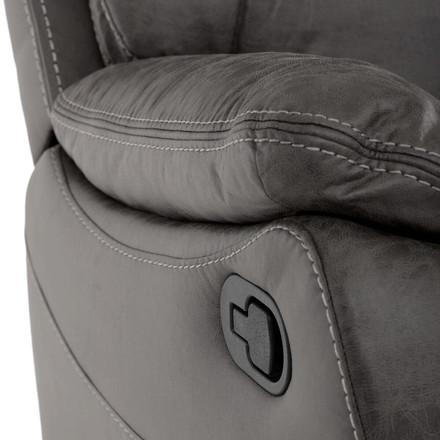 TV a relaxační křeslo Autronic s manuálním ovládáním, potah šedá látka v dekoru vintage (TV-4092 GREY3) (36)