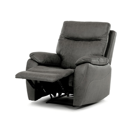 TV a relaxační křeslo Autronic s manuálním ovládáním, potah šedá látka v dekoru vintage (TV-4092 GREY3) (4)