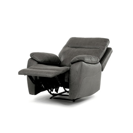 TV a relaxační křeslo Autronic s manuálním ovládáním, potah šedá látka v dekoru vintage (TV-4092 GREY3) (5)