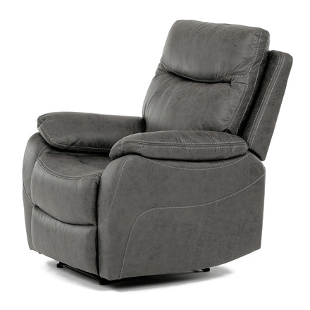 TV a relaxační křeslo Autronic s manuálním ovládáním, potah šedá látka v dekoru vintage (TV-4092 GREY3) (6)