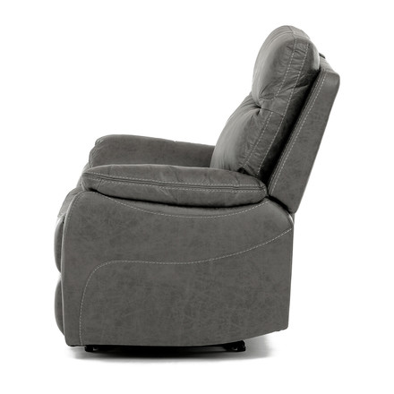 TV a relaxační křeslo Autronic s manuálním ovládáním, potah šedá látka v dekoru vintage (TV-4092 GREY3) (7)