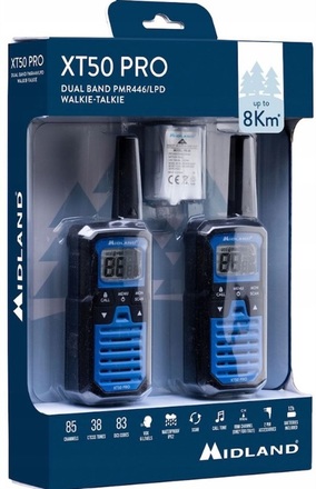 Radiopřijímač Midland XT50 PRO Blue (2)