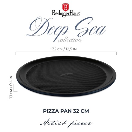 Pánev na pizzu s titanovým povrchem Berlingerhaus BH-8701 36 cm Dep Sea Collection (1)