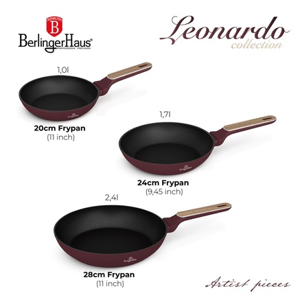 Sada pánví s titanovým povrchem Berlingerhaus BH-8303 3 ks Leonardo Nordic Collection (2)