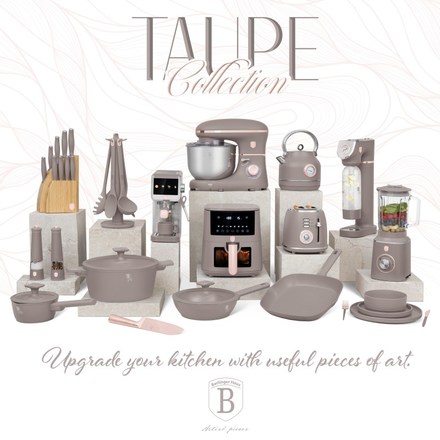 Sada pánví s titanovým povrchem Berlingerhaus BH-8341 3 ks Taupe Nordic Collection (9)