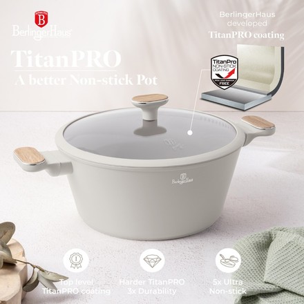 Sada nádobí s titanovým povrchem Berlingerhaus BH-8324 10 ks Sahara Nordic Collection (6)