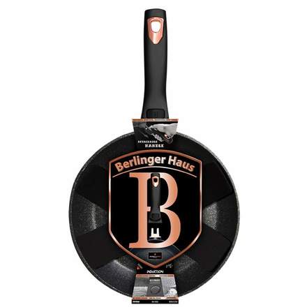 Pánev s nepřilnavým povrchem Berlingerhaus BH-1952 s odnímatelnou rukojetí 28 cm Black Rose Collection (10)