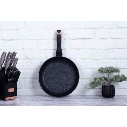 Pánev s nepřilnavým povrchem Berlingerhaus BH-1952 s odnímatelnou rukojetí 28 cm Black Rose Collection (6)