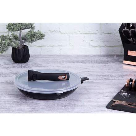 Pánev s nepřilnavým povrchem Berlingerhaus BH-1952 s odnímatelnou rukojetí 28 cm Black Rose Collection (7)