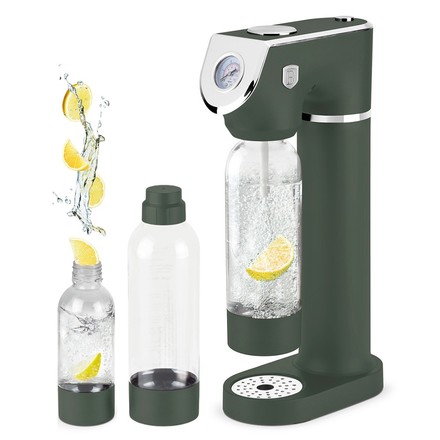 Výrobník sody Berlingerhaus BH-9785 SODABAR + 2 lahve Matte Green Collection