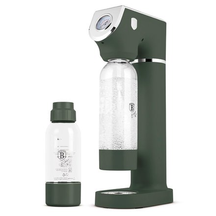 Výrobník sody Berlingerhaus BH-9785 SODABAR + 2 lahve Matte Green Collection (5)