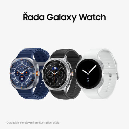 Chytré hodinky Samsung Galaxy Watch Ultra (2025)/47mm/Sport Band/Tmavě Šedá (15)