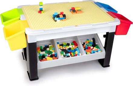 Dětský stůl na stavění Eddy Toys ED-226675 včetně kostek sada 300 ks