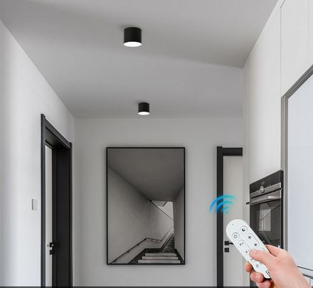 Stropní svítidlo Immax (07244L) NEO LITE RONDATES LED 16,5cm 32W černá, kov+plast dálkové ovládání WiFi podpora BEACON (1)