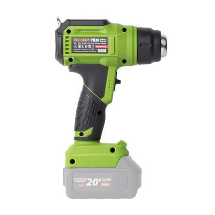 Aku horkovzdušná pistole Procraft PH20bb (bez baterie a nabíječky) (3)