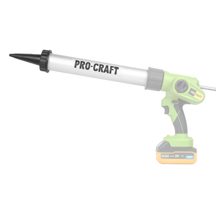 ALU trubicový zásobník 600ml pro měkké tuby Procraft TH60020 pro aku pistole na tmel PC20bb (2)