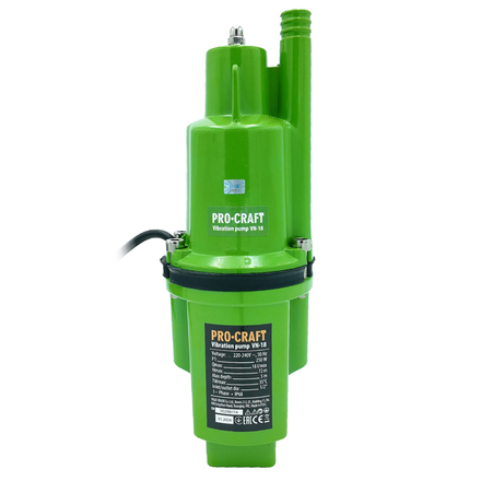 Vibrační čerpadlo Procraft VN-18 sada s hadicí 15m 3/4 PR-4GH1915 (1)