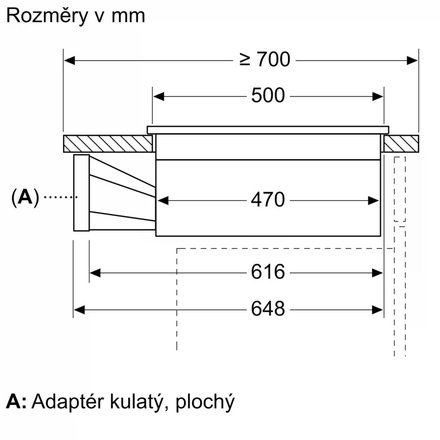 Indukční varná deska s integrovaným odsavačem par Bosch PVQ731H26E (7)