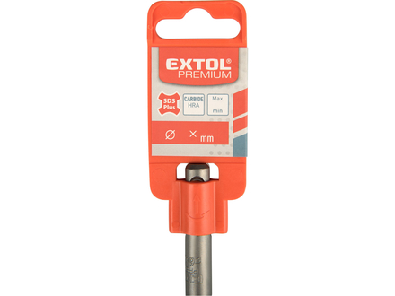 Vrták Extol Premium 8801751 vrták čtyřbřitý SDS PLUS příklepový do betonu a zdiva, O 26x460mm, SK (2)