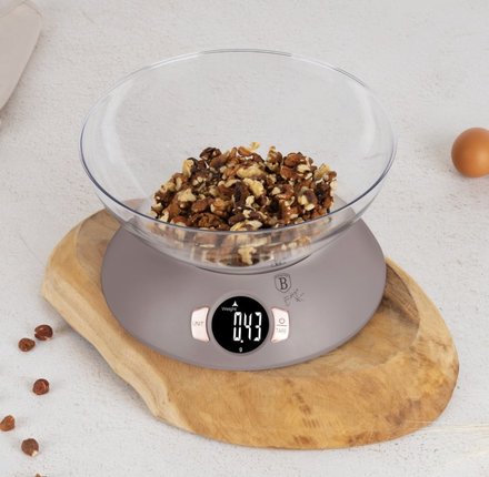 Kuchyňská váha Berlingerhaus BH-9616 s miskou Taupe Collection (2)