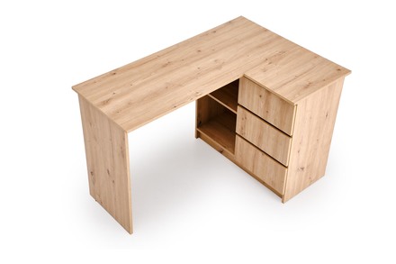 Psací stůl Halmar BEGA dub artisan (2p=1szt) (5)