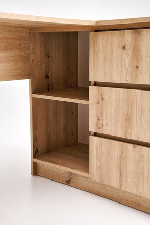 Psací stůl Halmar BEGA dub artisan (2p=1szt) (9)