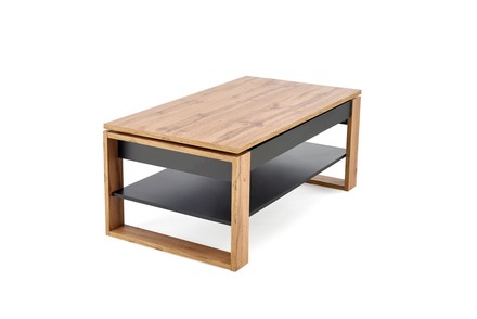 Konferenční stolek Halmar BETTY s nastavitelnou pracovní deskou dub artisan černá (2*Karton) (3)