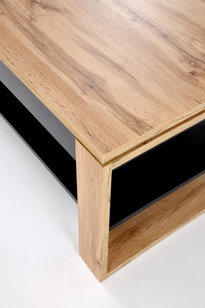 Konferenční stolek Halmar BETTY s nastavitelnou pracovní deskou dub artisan černá (2*Karton) (4)