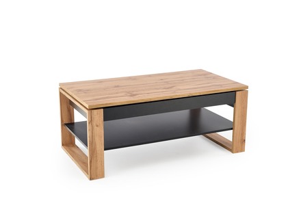 Konferenční stolek Halmar BETTY s nastavitelnou pracovní deskou dub artisan černá (2*Karton) (8)