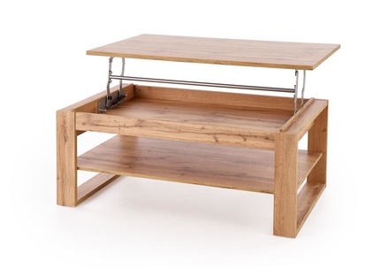 Konferenční stolek Halmar BETTY s nastavitelnou pracovní deskou dub artisan (2p=1szt) (3)