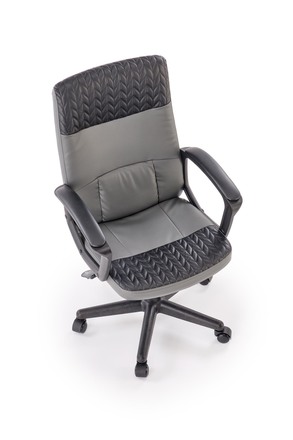 Křeslo Halmar BJORN otočné černo-popelavá (6)