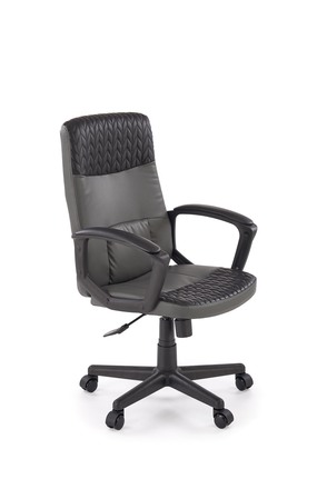 Křeslo Halmar BJORN otočné černo-popelavá (1)