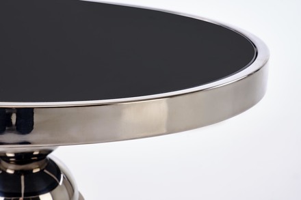 Konferenční stolek Halmar CARLA černá stříbrná (1p=1szt) (2)