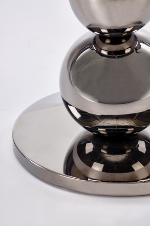 Konferenční stolek Halmar CARLA černá stříbrná (1p=1szt) (4)