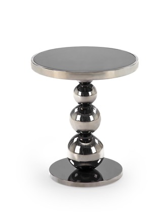 Konferenční stolek Halmar CARLA černá stříbrná (1p=1szt)