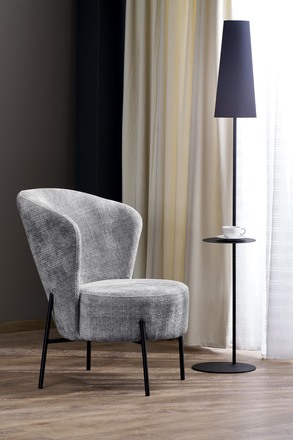 Relaxační křeslo Halmar CEZAR popelavá (1p=1szt) (1)