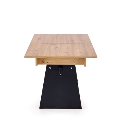 Konferenční stolek Halmar ERIKA s rozkladem dub artisan  černá (3 Karton) (7)