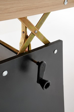 Konferenční stolek Halmar ERIKA s rozkladem dub artisan  černá (3 Karton) (10)