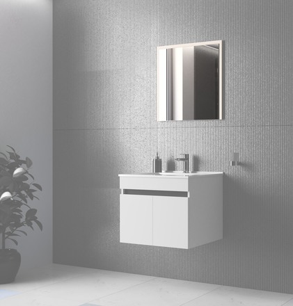 Zrcadlo Halmar FIGARO 60 cm bílá (1p=1szt) (1)